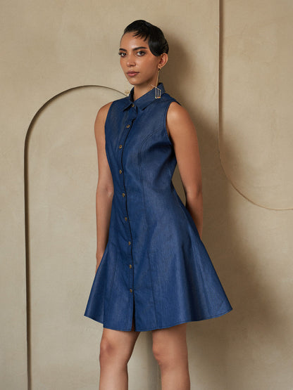 Blue Bella Denim Mini Dress