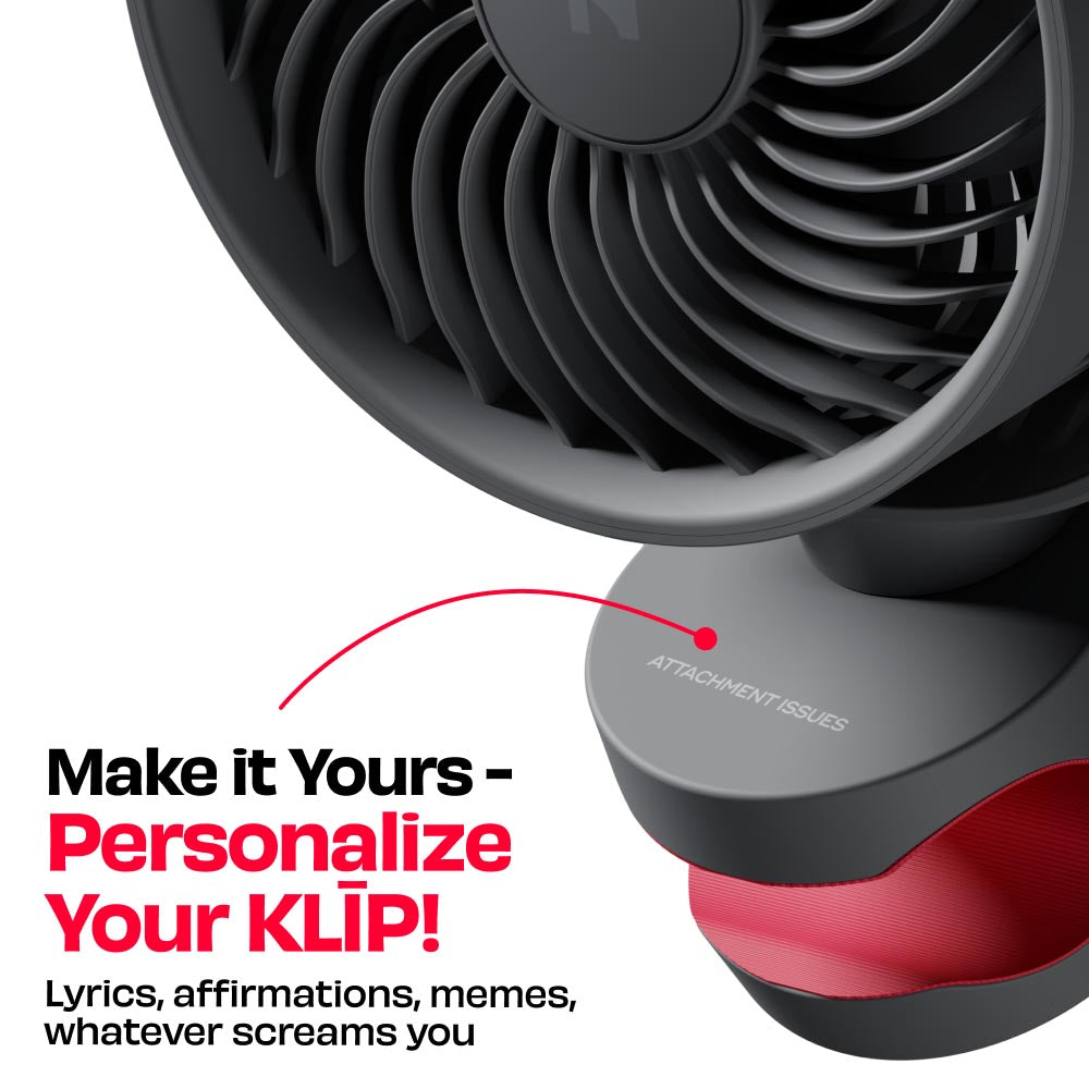Personal Clip Fan with SharkGrip™ | KLĪP