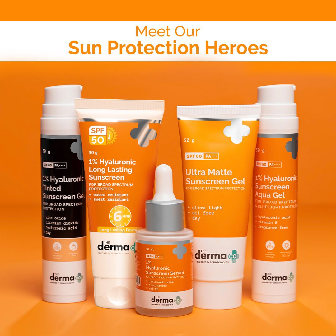 0.01 Hyaluronic Long Lasting Sunscreen | The Derma Co. at Broadway