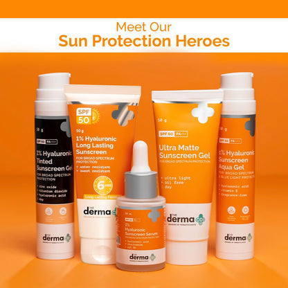 0.01 Hyaluronic Long Lasting Sunscreen | The Derma Co. at Broadway
