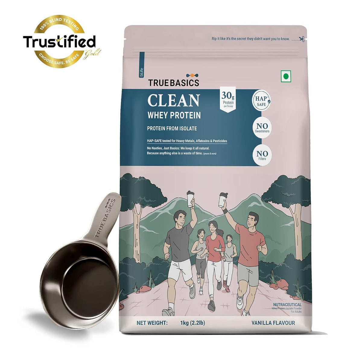 Clean Whey 100% Protein Isolate Powder