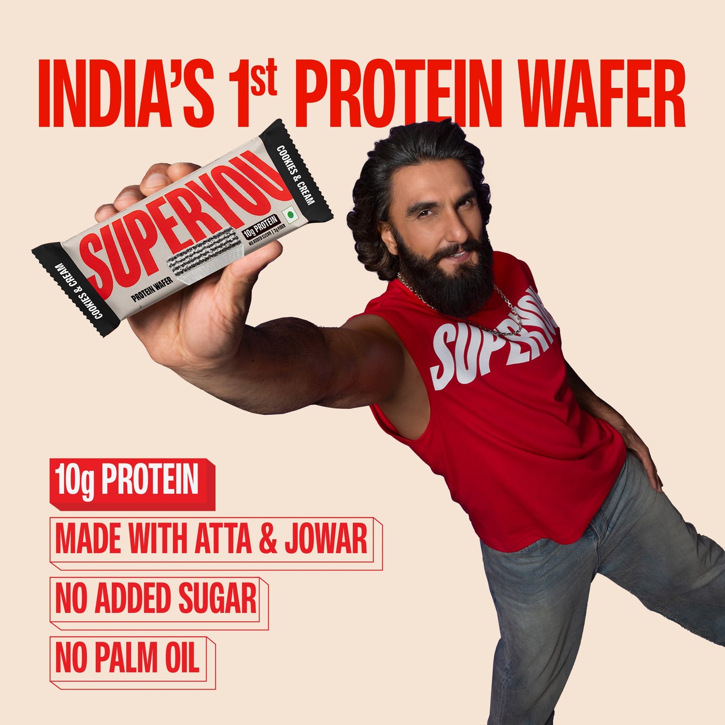 SUPERYOU Wafer Bar Minis - Cookies n Cream 10's x 2 Combo
