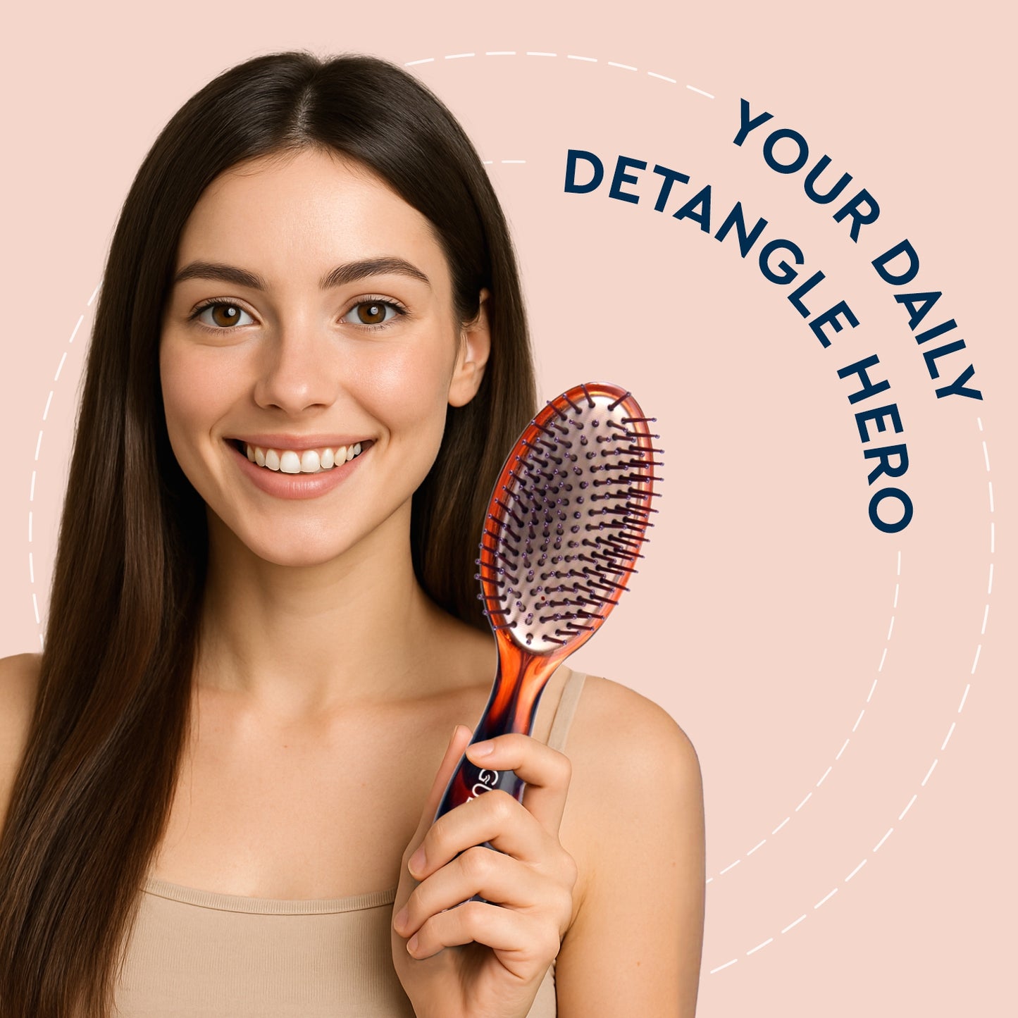 GUBB Oval Cushioned Brush Large Shell Range