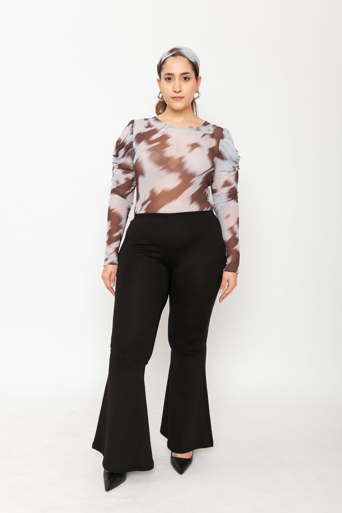 Contemponari-Spiced Rumor Bodysuit-Blue