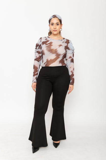 Contemponari-Spiced Rumor Bodysuit-Blue