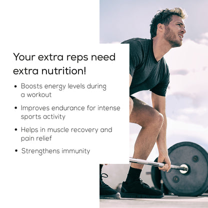 Advanced Multivitamin For Sports & Fitness, 30 Tablets | With Amino Acid, Energy, Antioxidant & Immunity Blends, 24 Vitamins & Minerals | For Immunity & Energy
