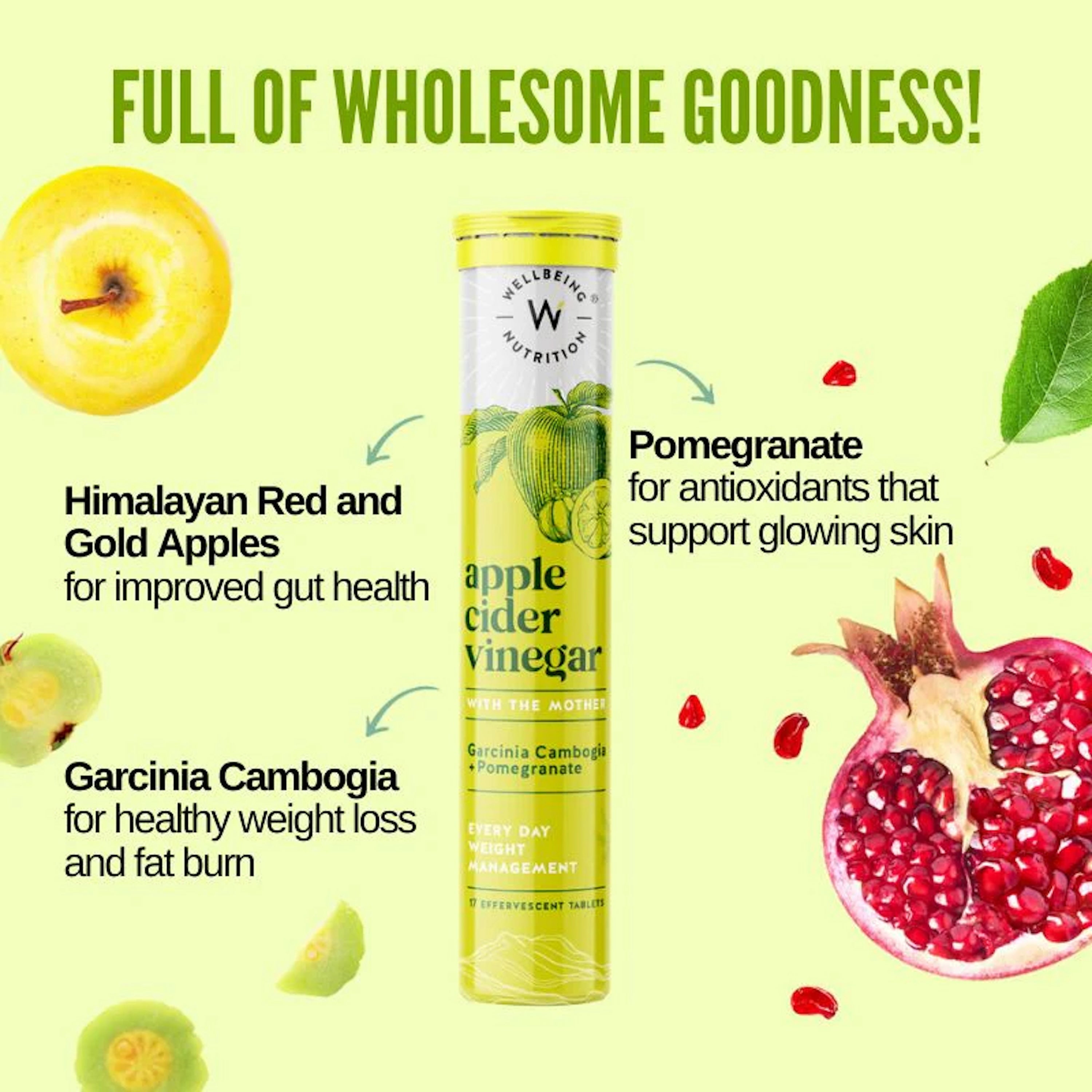 Eff Apple Cider Vinegar + Garcinia | Wellbeing Nutrition at Broadway