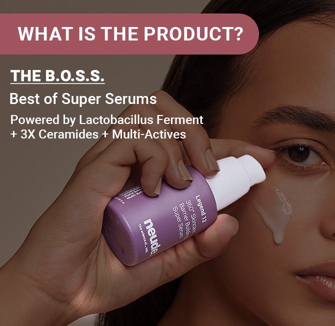 Legend 13 Multiactive Super Face Serum with Lactobacillus Ferment and 3x Ceramides - Neude Skin