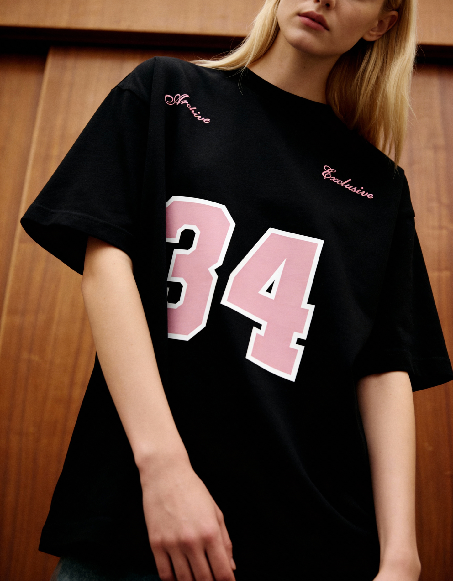 Reimagined Black Oversized T-Shirt