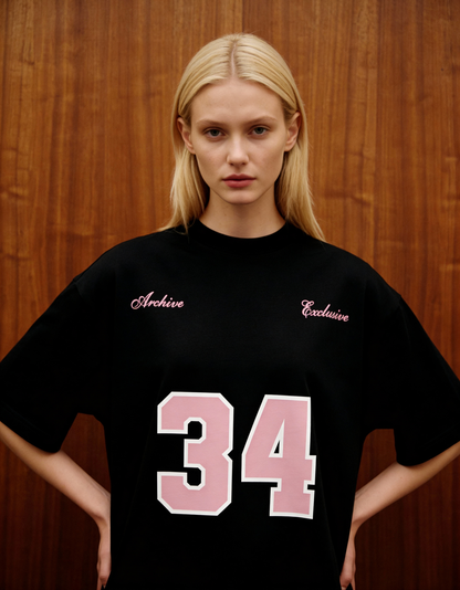 Reimagined Black Oversized T-Shirt