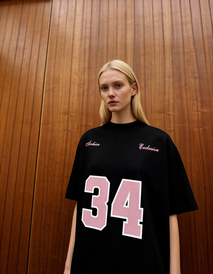 Reimagined Black Oversized T-Shirt