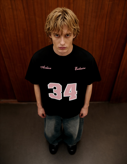 Reimagined Black Oversized T-Shirt