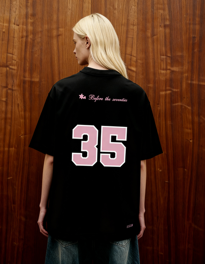 Reimagined Black Oversized T-Shirt