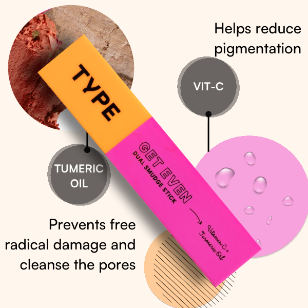 Get Even Dual Smudge Bronzer + Blush Stick | Type Beauty Inc. at Broadway