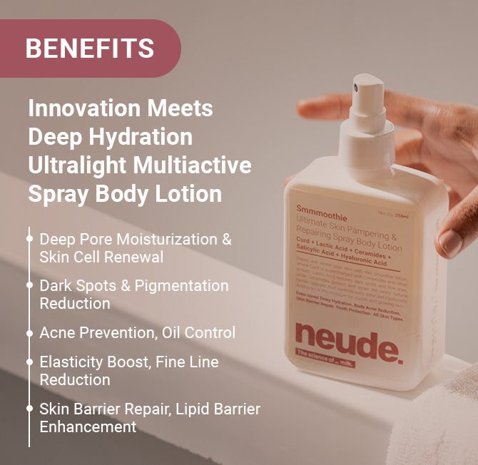 Neude Smmmooth Spray Body Milk – Ultra-Light Body Lotion