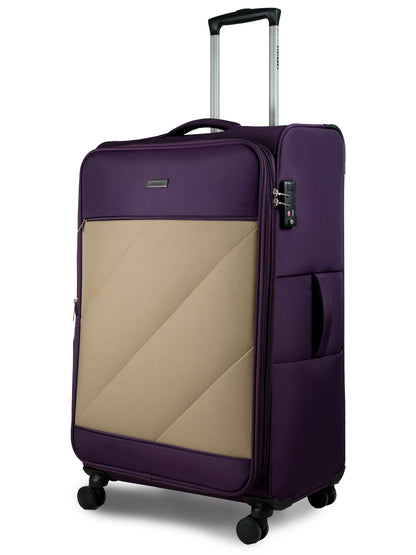 Carriall Slash Large Size Purple Check-in Luggage