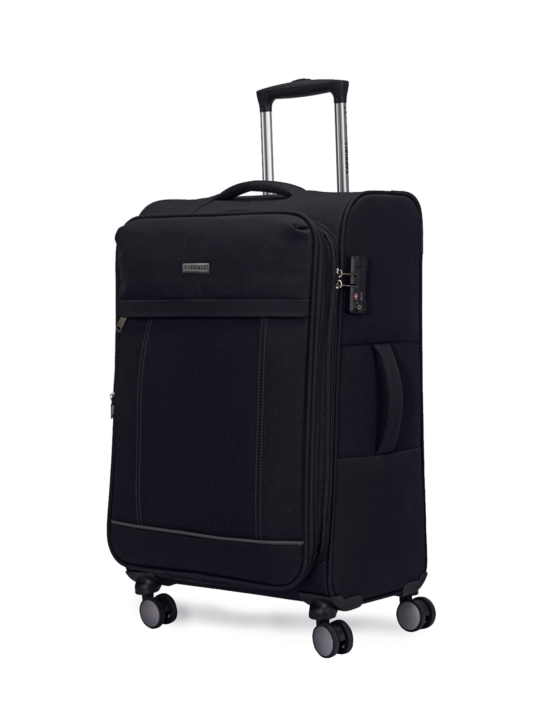 Carriall Eternal Medium Size Black Check-in Luggage