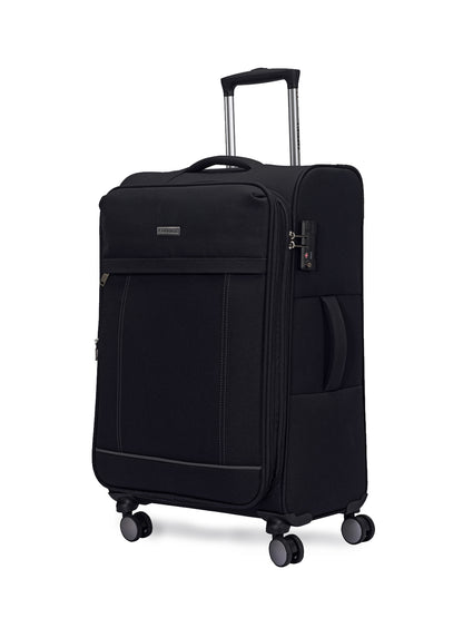 Carriall Eternal Medium Size Black Check-in Luggage