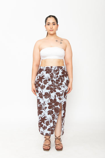 Contemponari-Biscotti Skirt-Blue