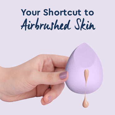 GUBB Beauty Blending Sponge Purple With Flat Side