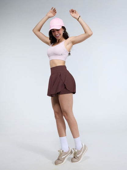 Toasted Swirl Tennis Skorts