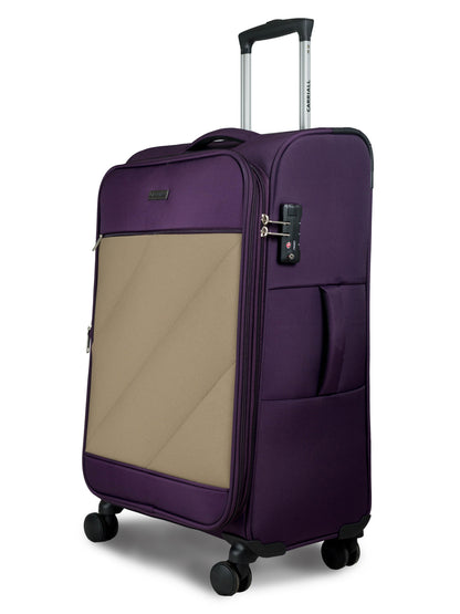 Carriall Slash Medium Size Purple Check-in Luggage
