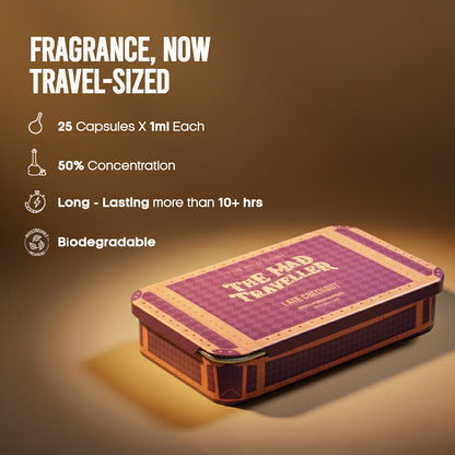 Late Checkout Travel Capsules (25 X 1ML) | The Mad Nose at Broadway