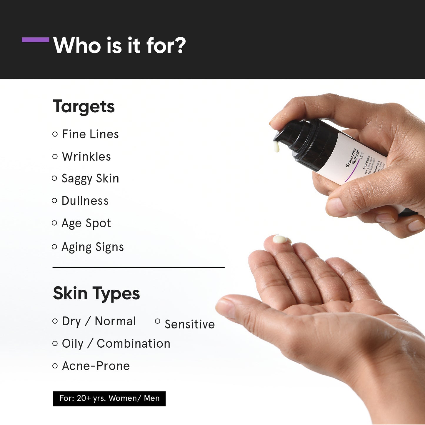 Minimalist Granactive Retinoid 02% Face Cream