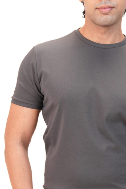 Absolute Cotton Crew - Ash Grey