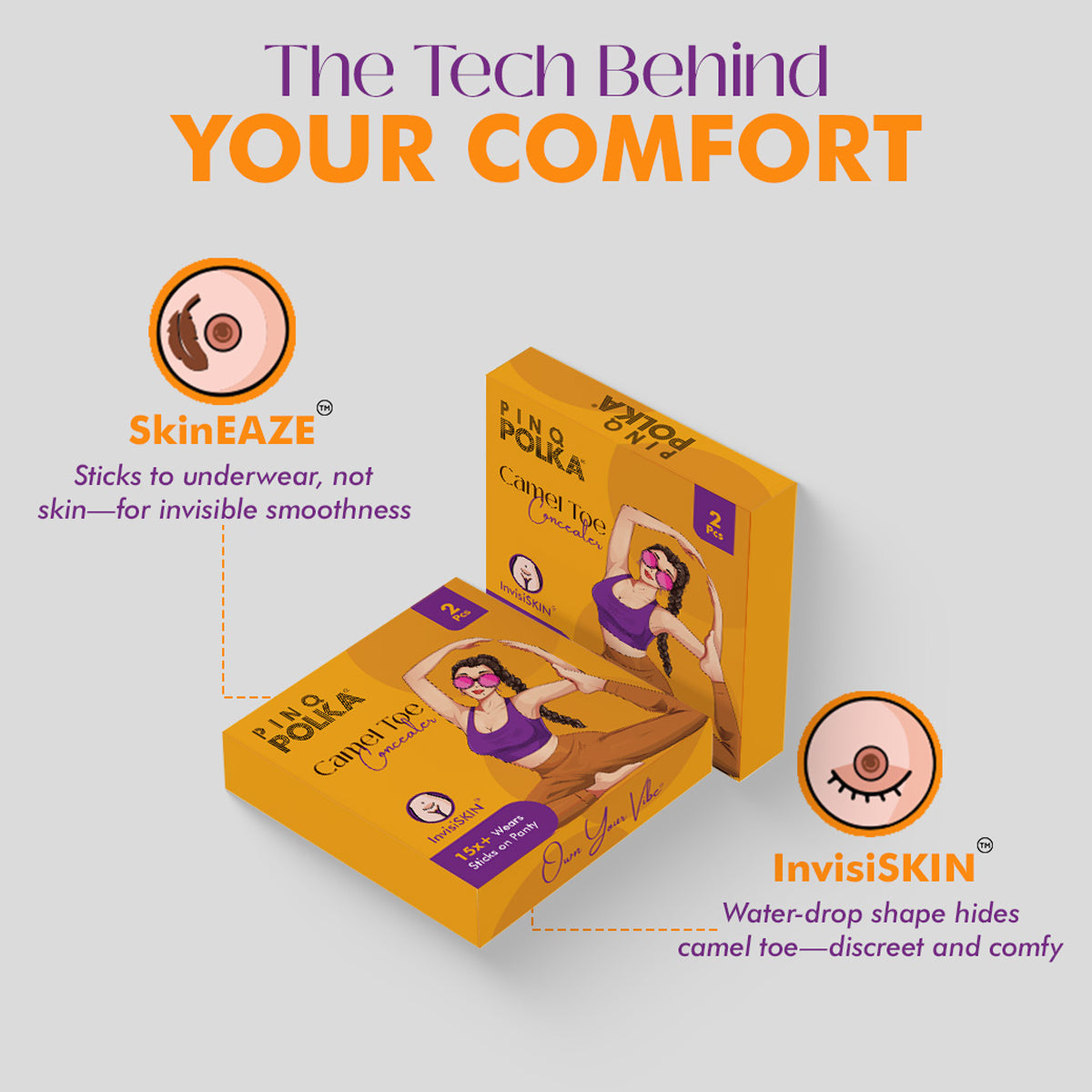 PINQ POLKA Camel Toe Concealer