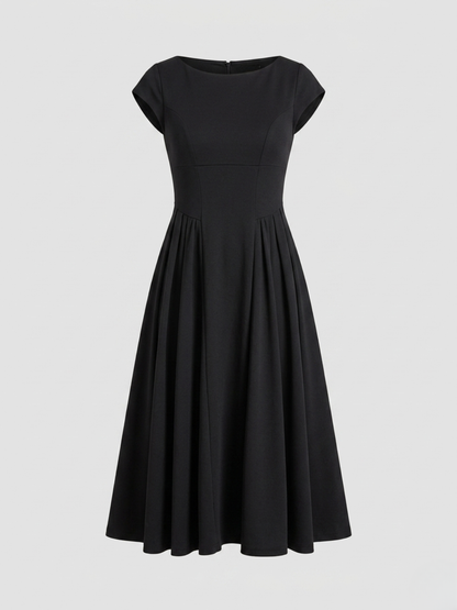Stretchable Backless Midi Dress