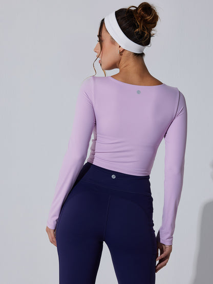 Lilac All-Day Flex Top