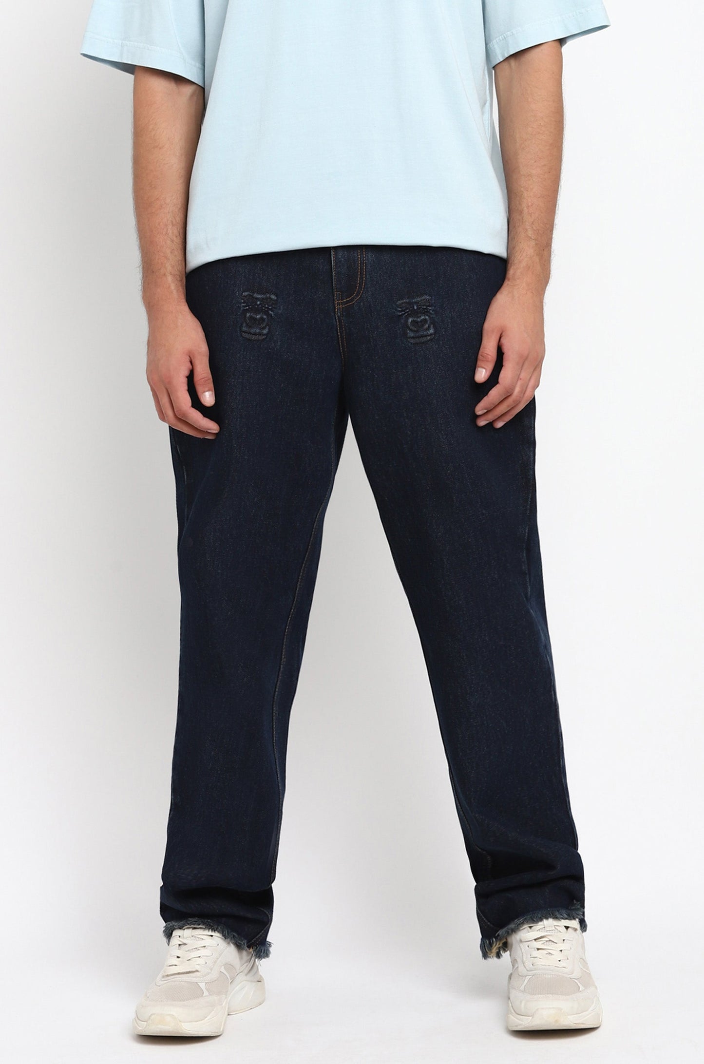Huemn Evolution Gorilla Insignia Jeans (Dark Wash) | Huemn at Broadway