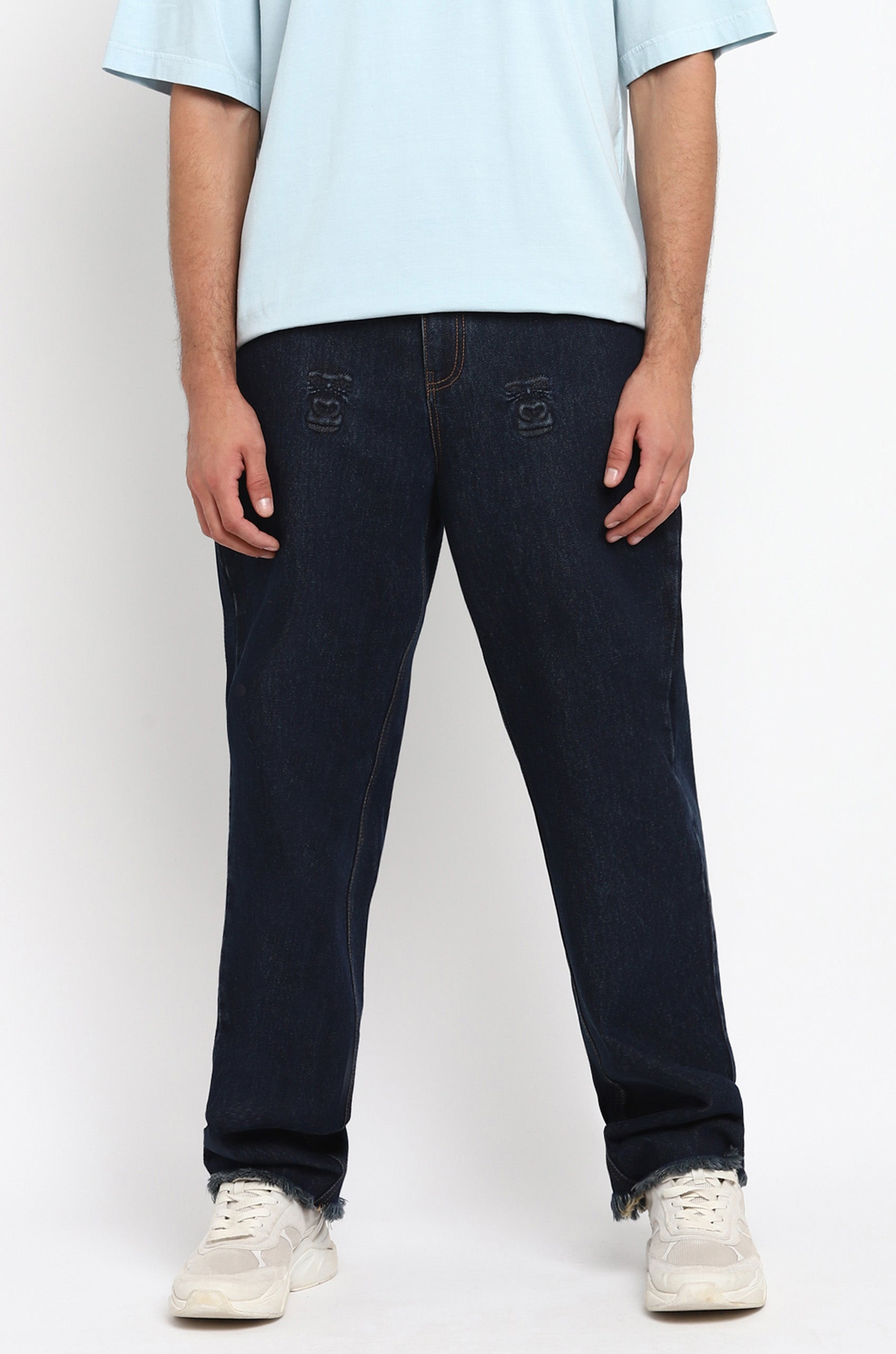 Huemn Evolution Gorilla Insignia Jeans (Dark Wash) | Huemn at Broadway