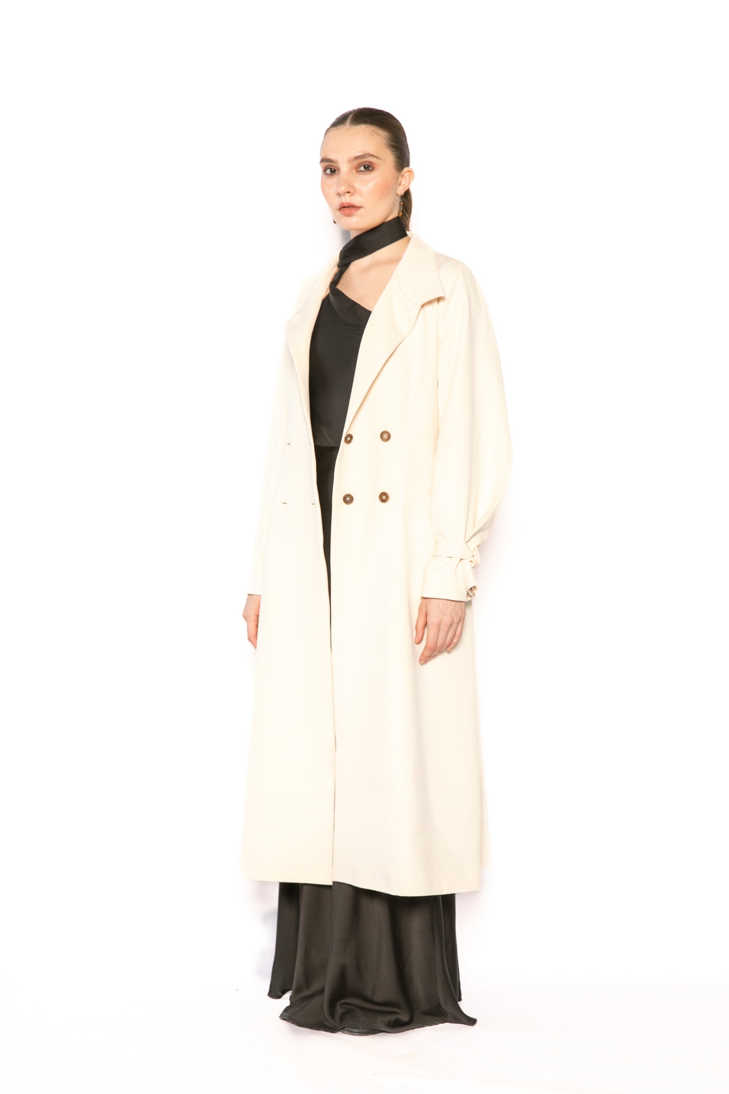Contemponari-Penelope Trench-Cream