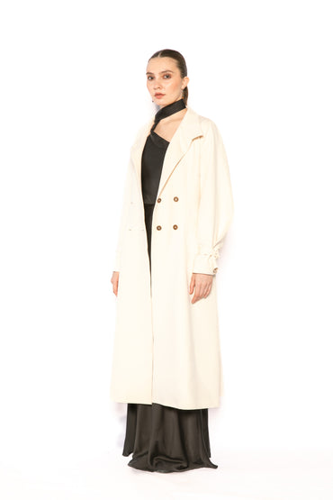 Contemponari-Penelope Trench-Cream