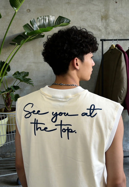 At The Top Cream Vest