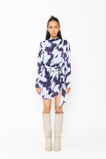 Contemponari-Memories Dress-Blue