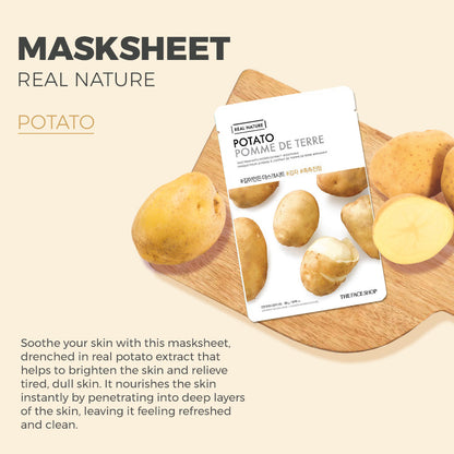 Real Nature Potato Face Mask 20g