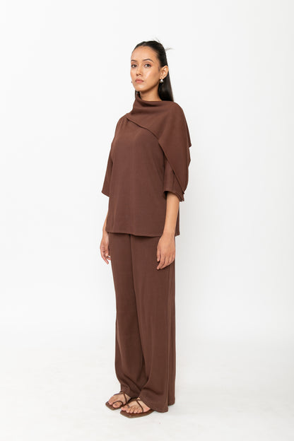Contemponari-Hot Cocoa Top-Brown