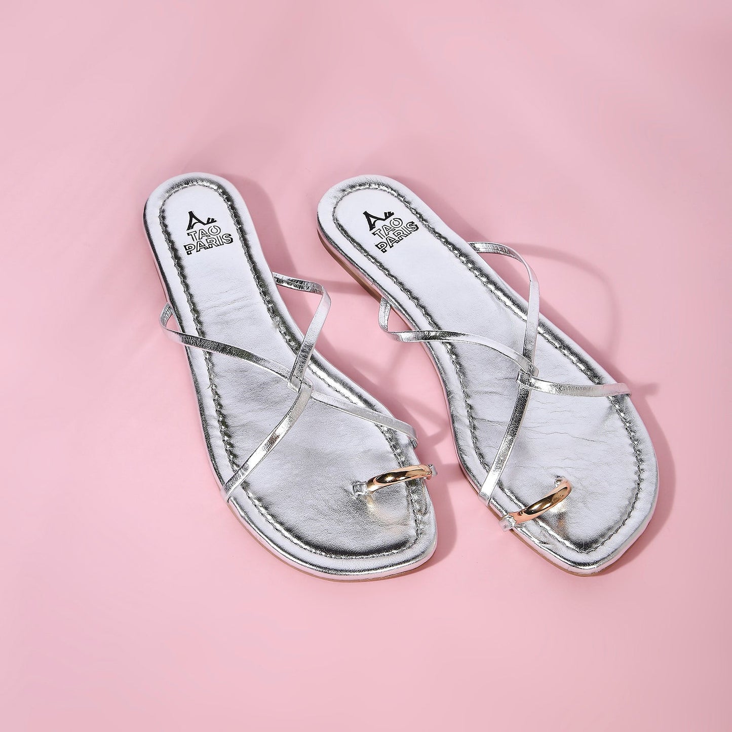 Tao Paris Rihana Silver Flats