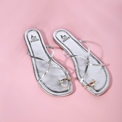 Tao Paris Rihana Silver Flats