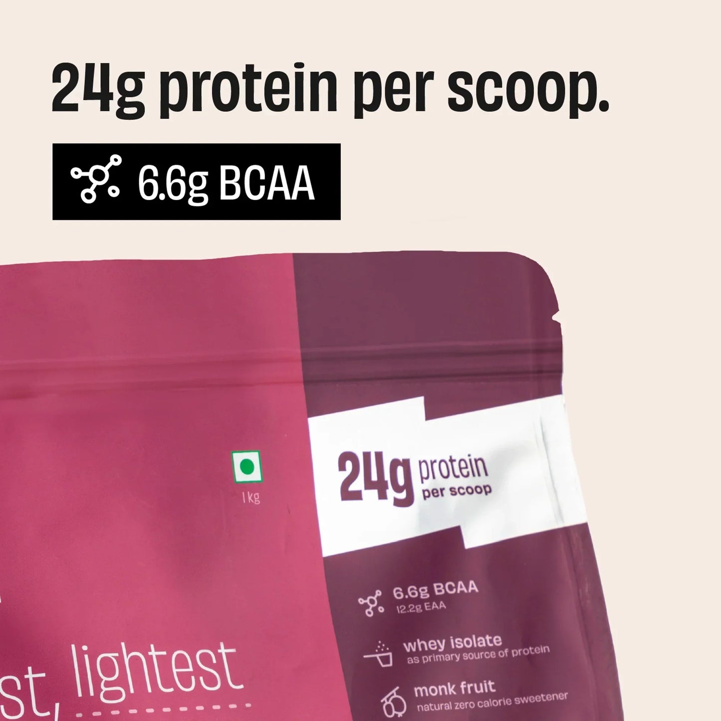 The Whole Truth 24g Whey Protein Isolate + Concentrate - 1kg | The Whole Truth Foods at Broadway
