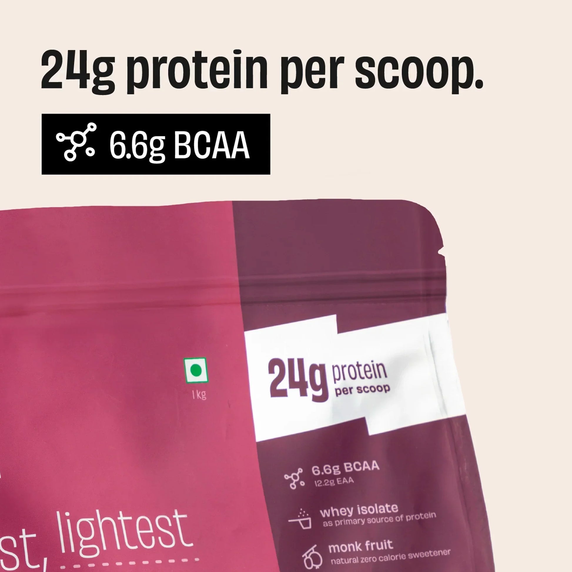 The Whole Truth 24g Whey Protein Isolate + Concentrate - 1kg | The Whole Truth Foods at Broadway