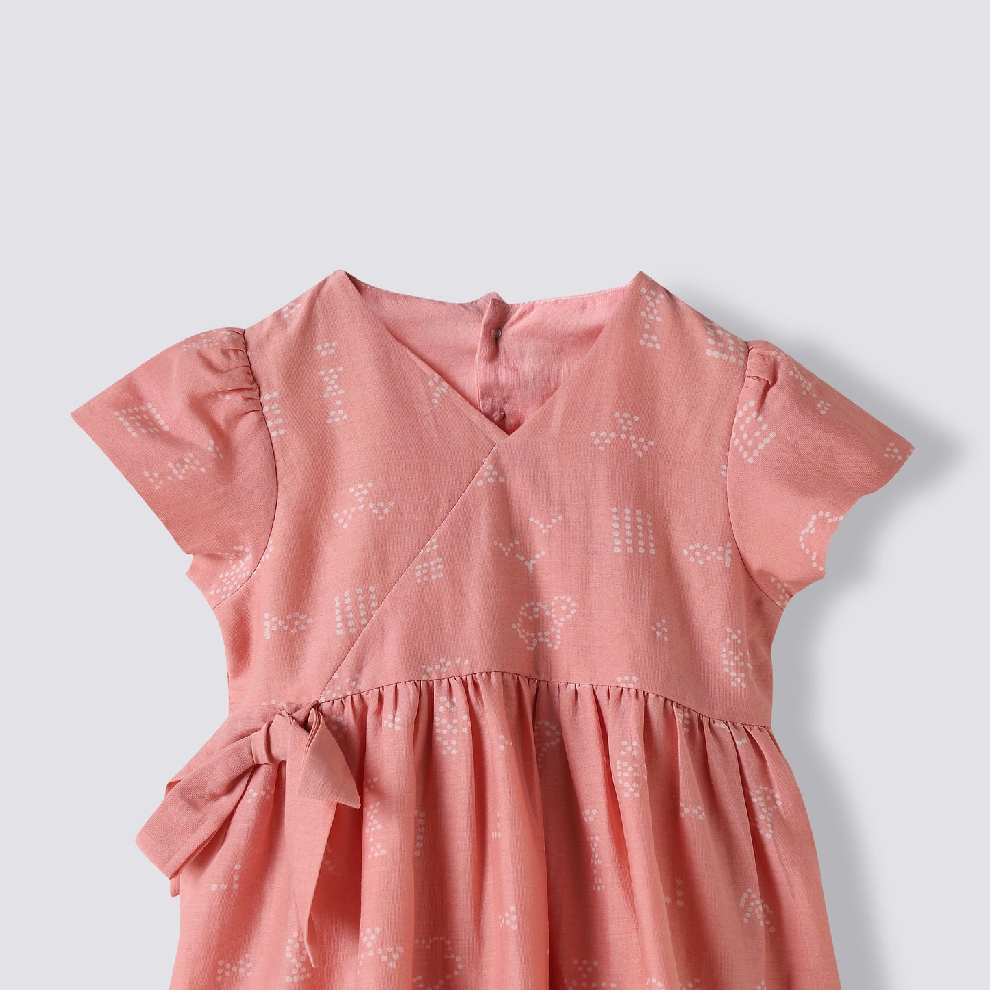 Cotton Silk Dress | Hand-Block Printed