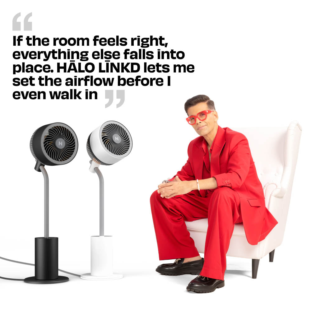 India's Most Silent Smart 3D Air Circulation Fan with NUUK App | HALO [v2 LNKD]