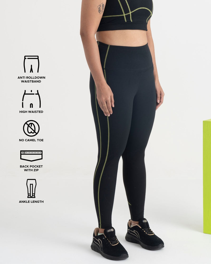 Yin Yang 7/8 Leggings | Hunnit at Broadway