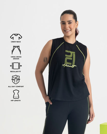 Yin Yang Tank Top | Hunnit at Broadway