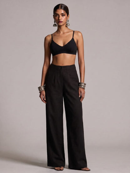 Black Loose fitting pants