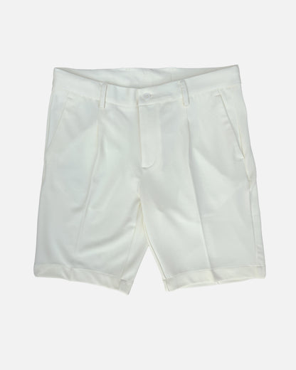 Bare Brown Knit Shorts - Off White
